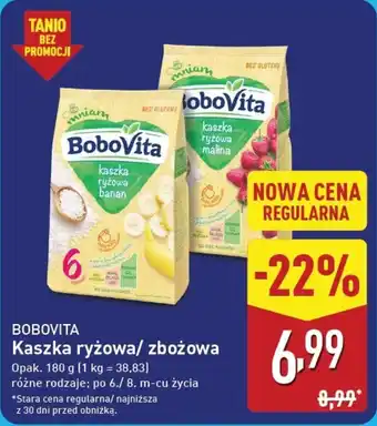 Bobovita Kaszka ryżowa/ zbożowa