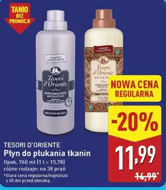 ALDI Płyn do płukania tkanin Tesori d'Oriente oferta