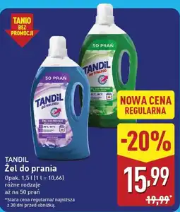 ALDI TANDIL Żel do prania oferta