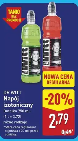 ALDI Napój izotoniczny Dr Witt oferta