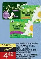 Wafelek Naturella Podpaski Ultra Maxi 8 szt, Night 7 szt, Normal Plus 9 szt, Normal 10 szt. Procter & Gamble oferta