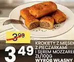 Wafelek Krokiety z mięsem, z pieczarkami i serem mozzarella Wyrób Własny oferta
