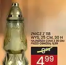 Wafelek Znicz Z 118 wys. 25 cm, 30 h oferta