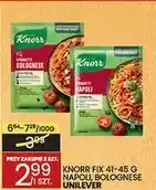 Wafelek Fix Napoli, Bolognese Knorr oferta