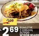 Wafelek Rumsztyk z cebulką Wyrób Własny oferta
