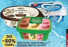 Wafelek WSZYSTKIE LODY KORAL, FRONERI, NESTLE, ALGIDA oferta