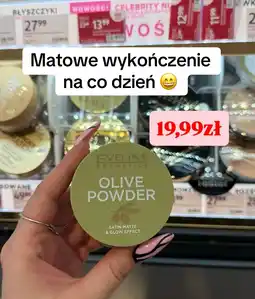 Rossmann Puder do twarzy Eveline Cosmetics Olive Powder Satin Matte & Glow Effect oferta