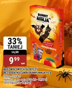 bi1 Mix Owocowych Słodyczy Bez Dodatku Cukru Bunny Ninja oferta