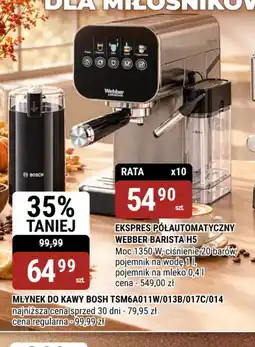 bi1 Eksprese półautomatyczny Webber Barista H5 oferta