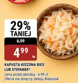 bi1 Kapusta Kiszoną Bies lub Stefanek oferta