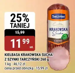 bi1 Kiełbasa Krakowska Sucha z Szynki Tarczyński oferta
