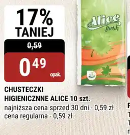 bi1 Chusteczki Higieniczne Alice oferta