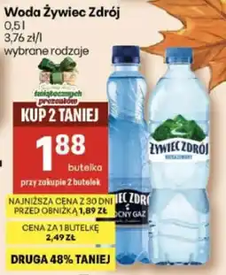 Delikatesy Centrum Woda Żywiec Zdrój oferta