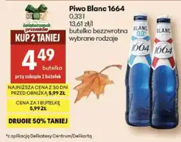 Delikatesy Centrum Piwo Blanc 1664 oferta