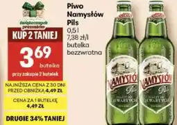 Delikatesy Centrum Piwo Namysłów Pils oferta
