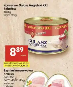 Delikatesy Centrum Konserwa Gulasz Angielski XXL Sokołów oferta
