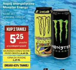 Delikatesy Centrum Napój energetyczny Monster Energy oferta