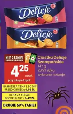 Delikatesy Centrum Ciastka Delicje Szampaniske oferta