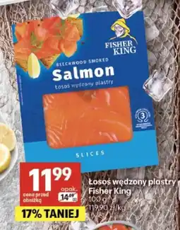Delikatesy Centrum Łosoś wędzony plastry Fisher King oferta