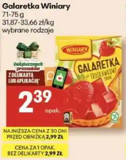 Delikatesy Centrum Galaretką Winiary oferta