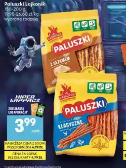 Delikatesy Centrum Paluszki Lajkonik oferta