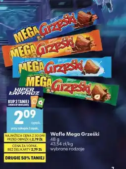 Delikatesy Centrum Wafle Mega Grześki oferta