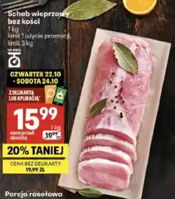 Delikatesy Centrum Schab wieprzowy bez kości oferta