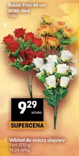 Delikatesy Centrum Bukiet 9 róż 48 cm oferta