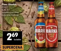 Delikatesy Centrum Piwo Warka oferta