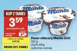 Delikatesy Centrum Deser mleczny Monte Zott oferta