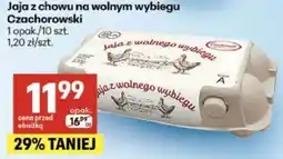 Delikatesy Centrum Jaja z chowu na wolnym wybiegu Czachorowski oferta