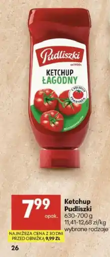 Delikatesy Centrum Ketchup Pudliszki Łagodny oferta