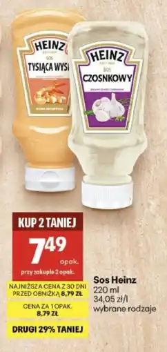 Delikatesy Centrum Sos Heinz oferta