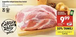 Delikatesy Centrum Łopatka wieprzowa bez kości oferta