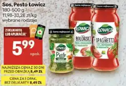 Delikatesy Centrum Sos, Pesto Łowicz oferta