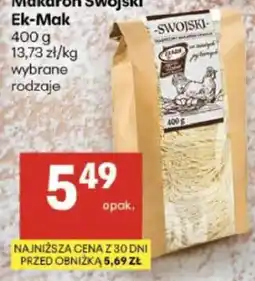 Delikatesy Centrum Makaron Swojski Ek-Mak oferta