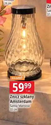 E.Leclerc Znicz szklany Amsterdam Santa Marozza 33 cm oferta