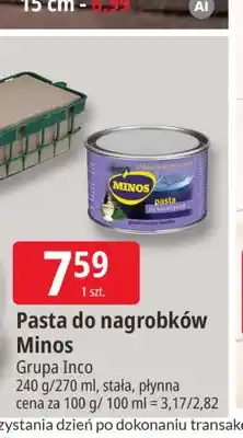 E.Leclerc Pasta do nagrobków Minos stała oferta