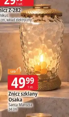E.Leclerc Znicz szklany Osaka Santa Marozza 34 cm oferta