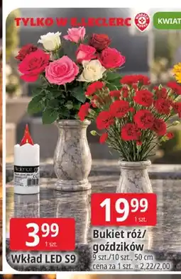 E.Leclerc Bukiet róż 9 szt. 50 cm oferta