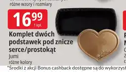 E.Leclerc Komplet dwóch podstawek pod znicze serce Jumi oferta