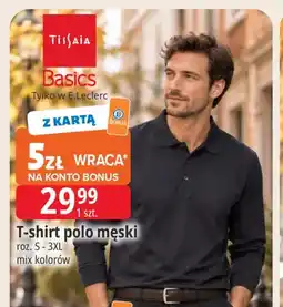E.Leclerc T-shirt polo męski Tissaia oferta
