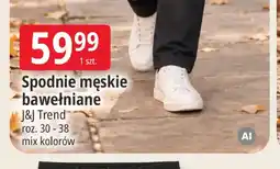 E.Leclerc Spodnie męskie bawełniane J & J Trend oferta