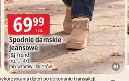 E.Leclerc Spodnie damskie jeansowe J & J Trend oferta