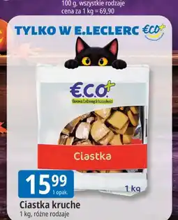 E.Leclerc Ciastka kruche E.CO+ oferta