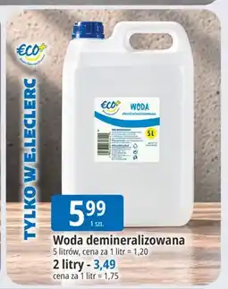 E.Leclerc Woda demineralizowana 5 l Eco+ oferta