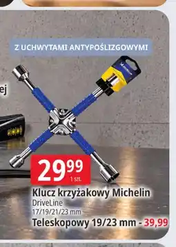 E.Leclerc Klucz krzyżakowy Michelin 17/19/21/23 mm oferta
