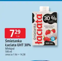 E.Leclerc Śmietanka Łaciata UHT Mlekpol 30% oferta