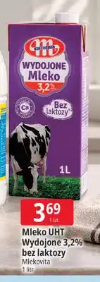 E.Leclerc Mleko UHT Wydojone bez laktozy Mlekovita 3,2% oferta