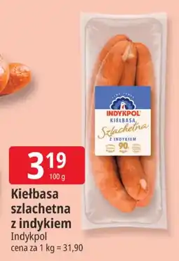 E.Leclerc Kiełbasa szlachetna z indykiem Indykpol oferta